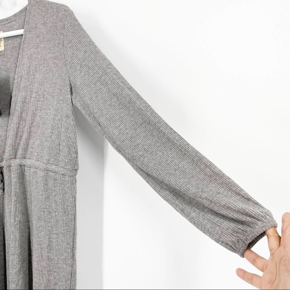 Chaser Ribbed Knit Duster Cardigan - Picture 3 of 5